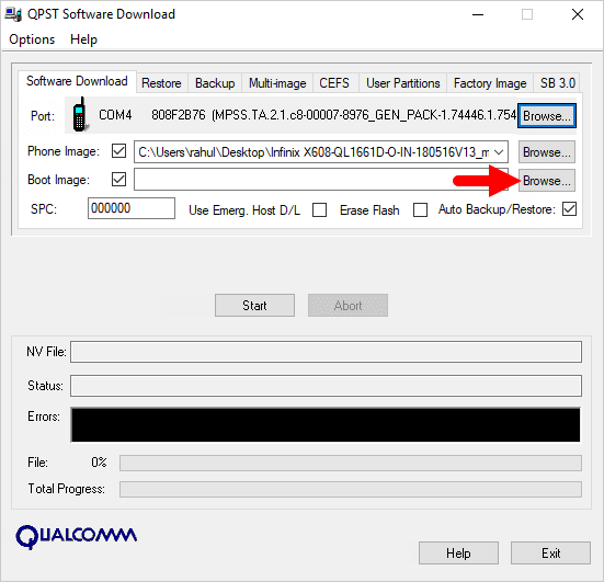 QPST Software Download Boot Image