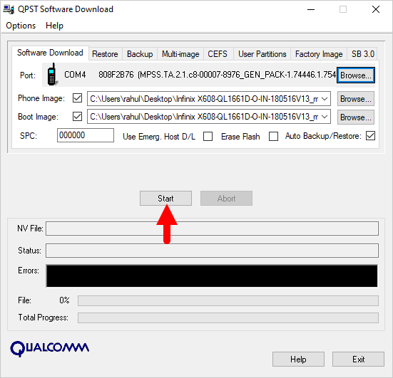 QPST Software Download Start