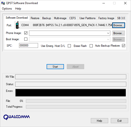 QPST Tool v2.7.402